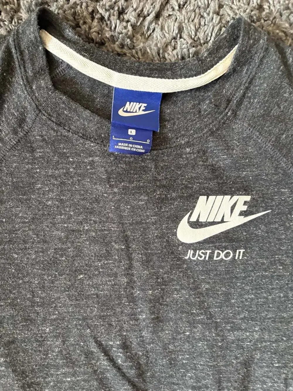 Nike Gym Vintage Short Sleeve Crew Neck Dress with Pockets